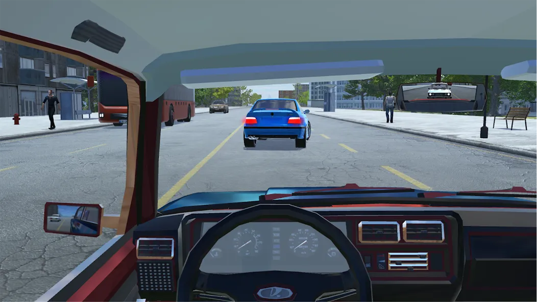 Russian Car Lada 3D [MOD: безлимитные деньги и топливо] последняя версия — скриншот 4