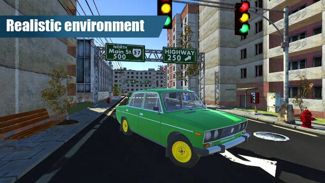Взломанная Russian Cars - USSR Version [MOD: советские машины и безлимитные деньги] на Андроид — скриншот 1
