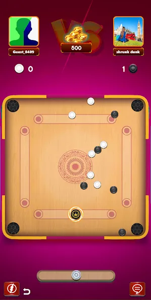 Carrom Board Clash : Pool game [MOD: безлимитные монеты и все уровни открыты] — Скачать бесплатно (APK) — скриншот 3