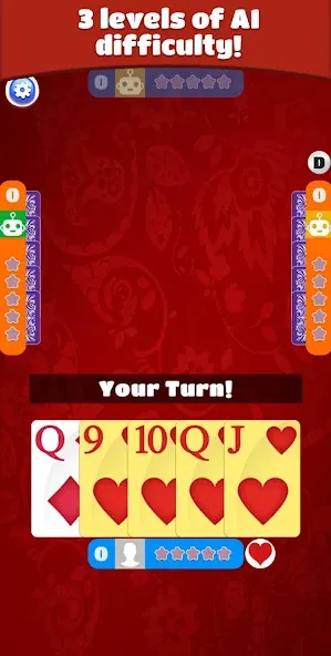 Euchre [MOD: открыты все режимы и бонусы] на Андроид — скриншот 2