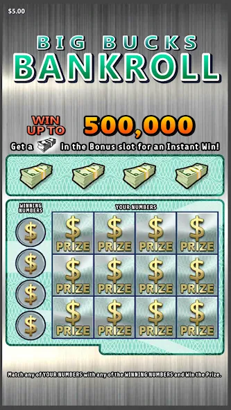 Scratch Off Lottery Casino [MOD: безлимитные монеты и все билеты открыты] — Скачать бесплатно (APK) — скриншот 1