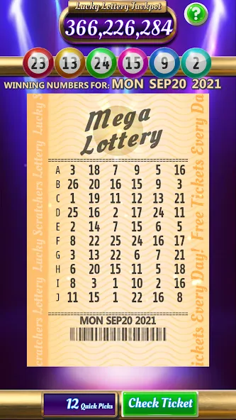 Scratch Off Lottery Casino [MOD: безлимитные монеты и все билеты открыты] — Скачать бесплатно (APK) — скриншот 3