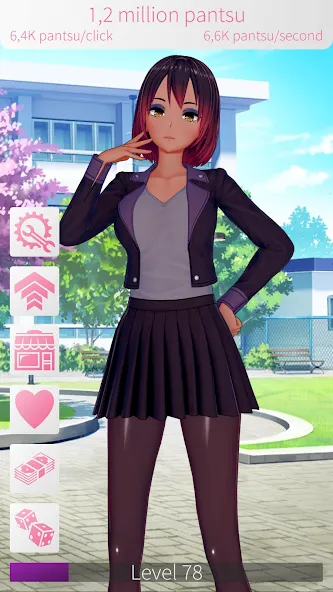 WAIFU CLICKER Sexy Anime Girls [MOD: безлимитные монеты и открытые девушки] (Бесплатно / APK) — скриншот 5