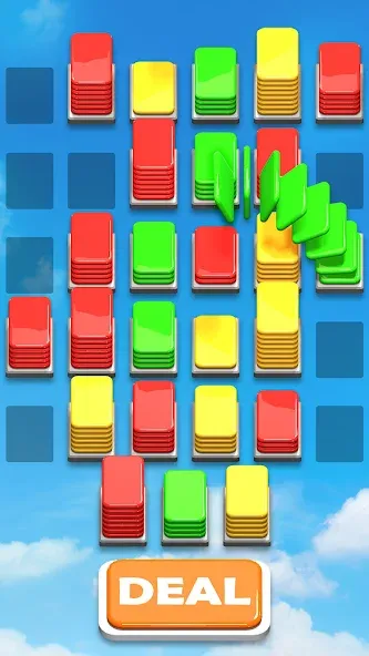 Скачать Card Shuffle Sort [MOD: без рекламы и все уровни открыты] — скриншот 3