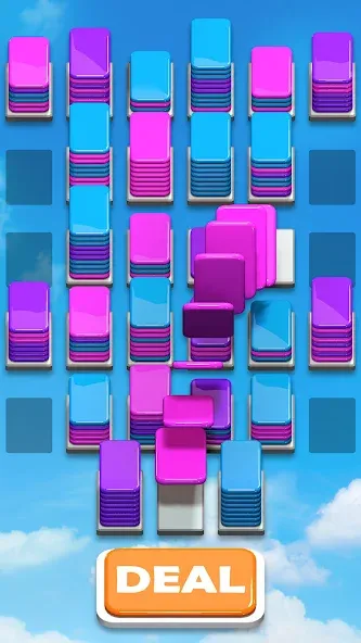 Скачать Card Shuffle Sort [MOD: без рекламы и все уровни открыты] — скриншот 4