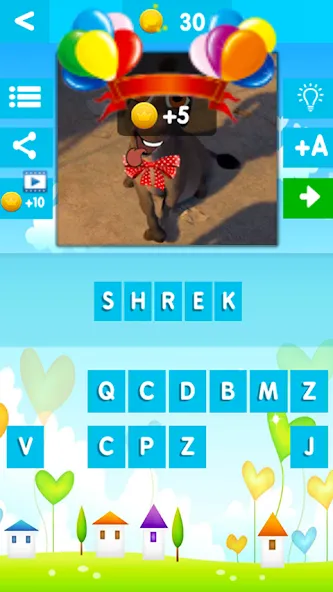 Cartoon Quiz [MOD: безлимитные подсказки и жизни] на Андроид — скриншот 3