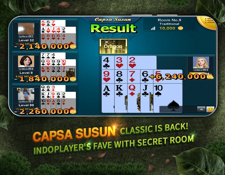 Indoplay-Capsa Domino QQ Poker [MOD: безлимитные фишки и бонусы] (Бесплатно / APK) — скриншот 2