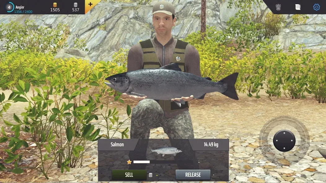 Скачать Professional Fishing [MOD: безлимитные деньги и премиум снасти] на телефон — скриншот 4