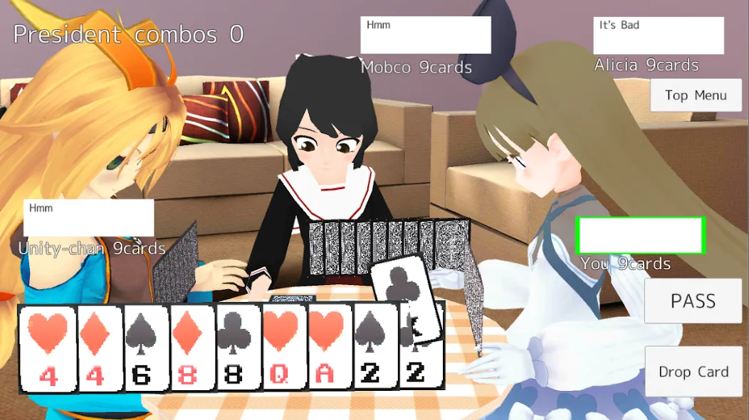 Скачать President Card Game [MOD: без рекламы и много денег] на телефон — скриншот 1