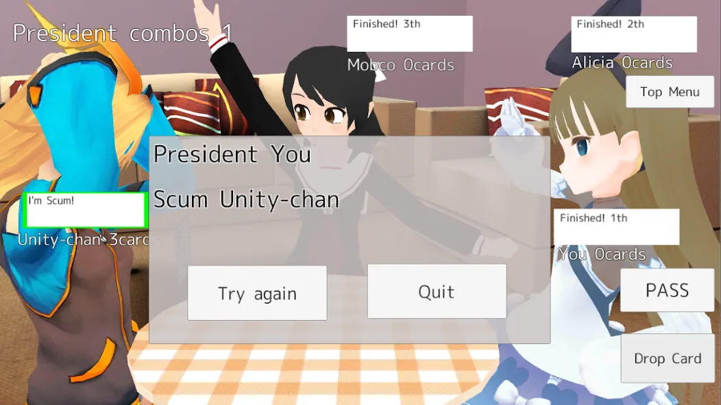 Скачать President Card Game [MOD: без рекламы и много денег] на телефон — скриншот 5