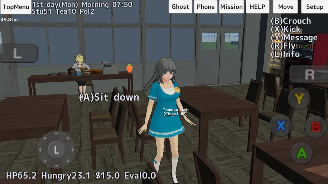 School Girls Simulator [MOD: много денег и все открыто] последняя версия — скриншот 5