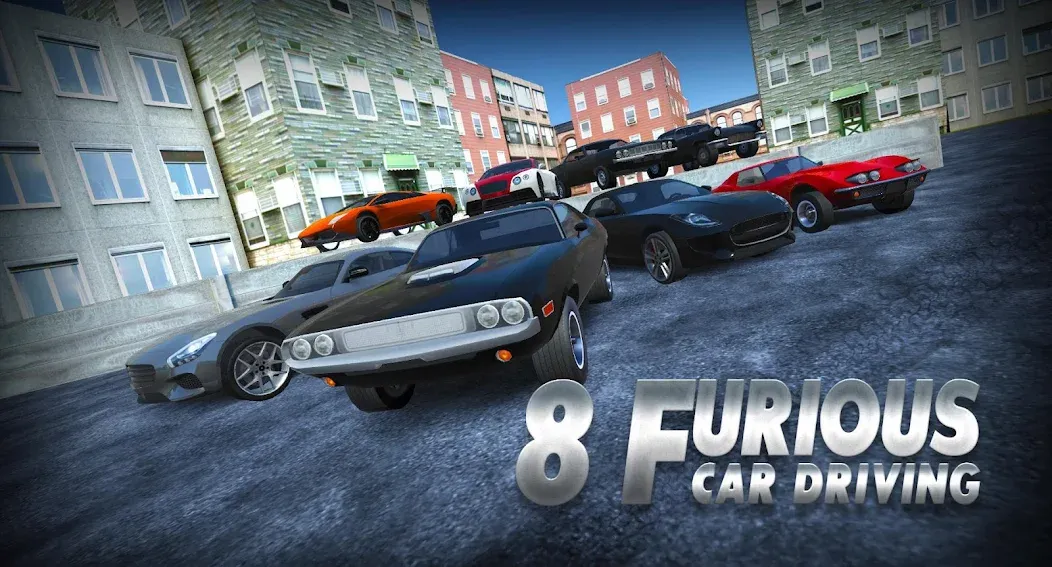 Furious Car Driving 2023 [MOD: безлимитные деньги и топливо] (Бесплатно / APK) — скриншот 1
