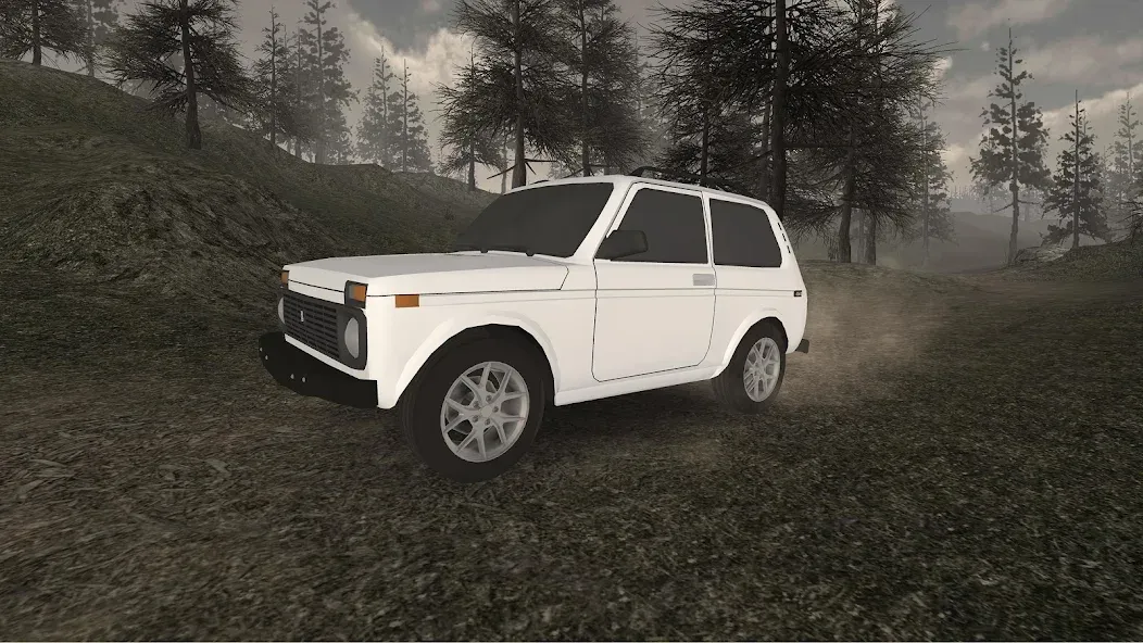 Скачать взлом Forest Roads. Niva [MOD: без рекламы и много денег] — скриншот 1