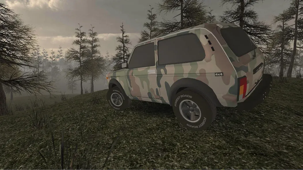 Скачать взлом Forest Roads. Niva [MOD: без рекламы и много денег] — скриншот 5