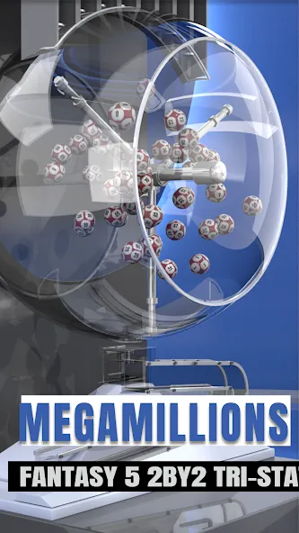 Скачать Lottery machine U.S. [MOD: улучшенный генератор лотерейных чисе?] на телефон — скриншот 1