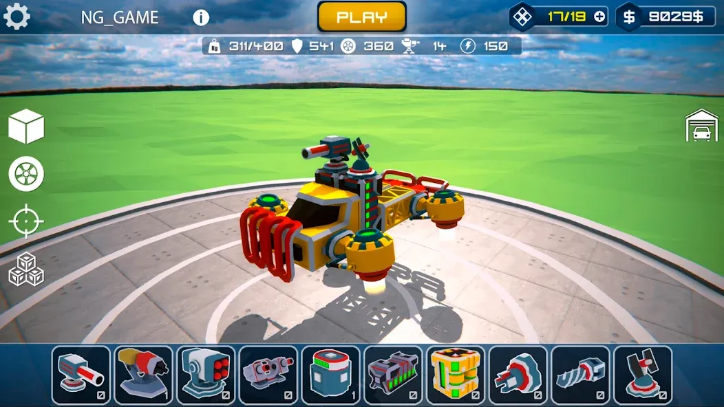 Block Tech : Sandbox Online [MOD: безлимитные ресурсы и открыты все машины] на Андроид — скриншот 2