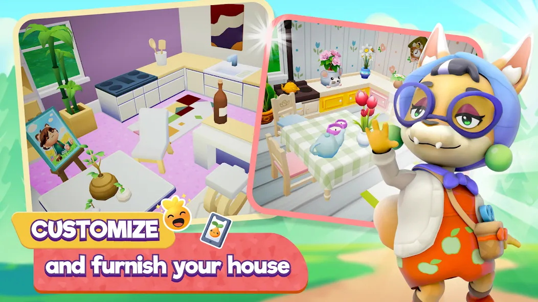 Скачать Sunshine Days - Build A Home [MOD: безлимитные монеты и ресурсы] на телефон — скриншот 4