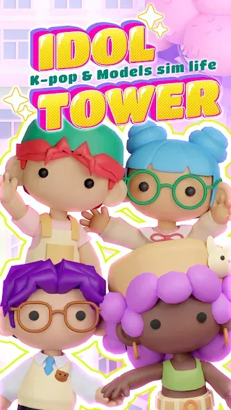 Скачать Idol Tower: K-pop & Models [MOD: безлимитные деньги и премиум-контент] — скриншот 4