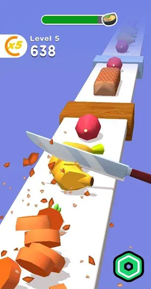 Super Slices Robux Roblominer [MOD: безлимитные робуксы и все уровни] — Скачать бесплатно (APK) — скриншот 3