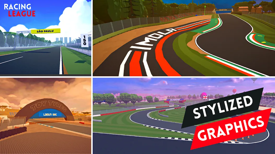 Взломанная Racing League: 3D Race Offline [MOD: безлимитные деньги и топливо] на Андроид — скриншот 4