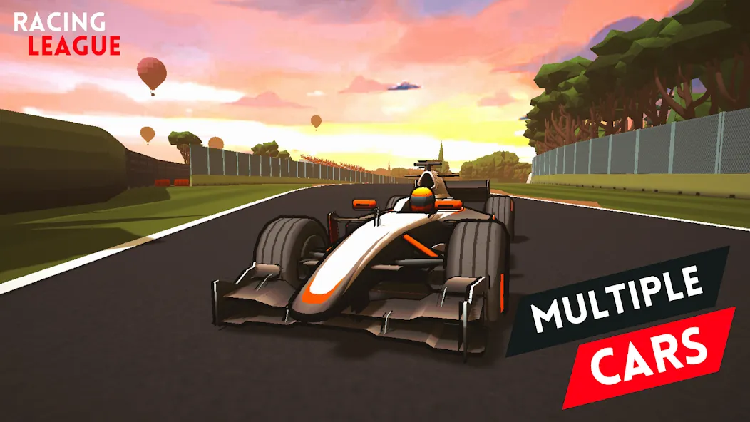 Взломанная Racing League: 3D Race Offline [MOD: безлимитные деньги и топливо] на Андроид — скриншот 5