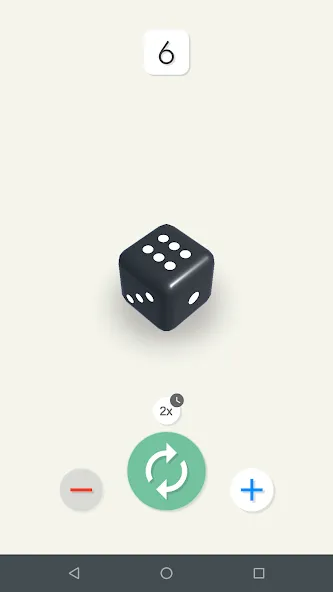 Взломанная Just a Dice [MOD: безлимитные броски и удача] на Андроид — скриншот 1