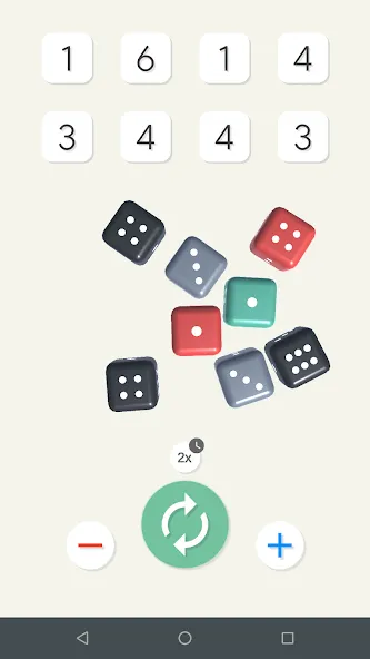 Взломанная Just a Dice [MOD: безлимитные броски и удача] на Андроид — скриншот 5