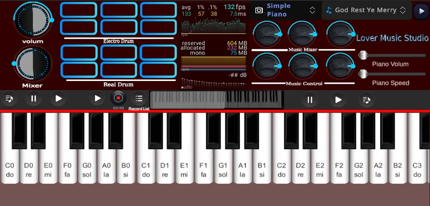 Скачать Org Piano:Real Piano Keyboard [MOD: без рекламы и все функции открыты] на телефон — скриншот 2
