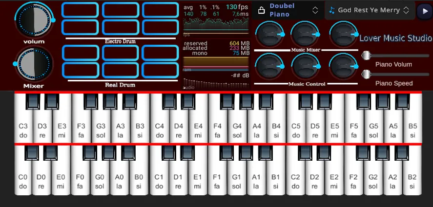 Скачать Org Piano:Real Piano Keyboard [MOD: без рекламы и все функции открыты] на телефон — скриншот 3