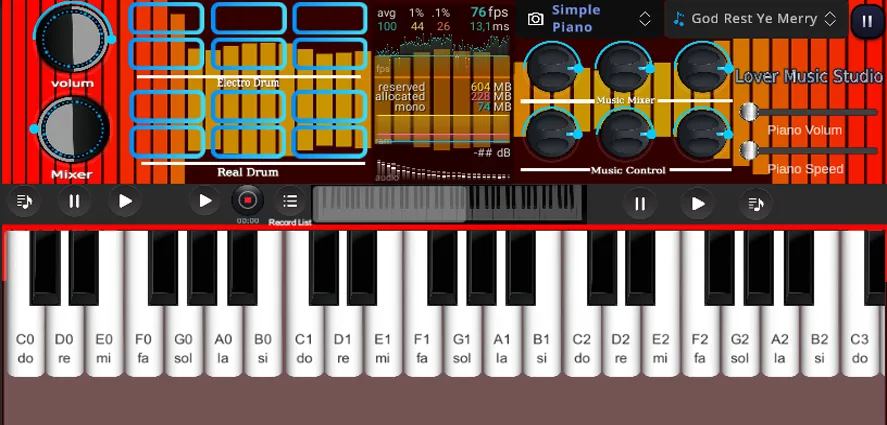 Скачать Org Piano:Real Piano Keyboard [MOD: без рекламы и все функции открыты] на телефон — скриншот 4
