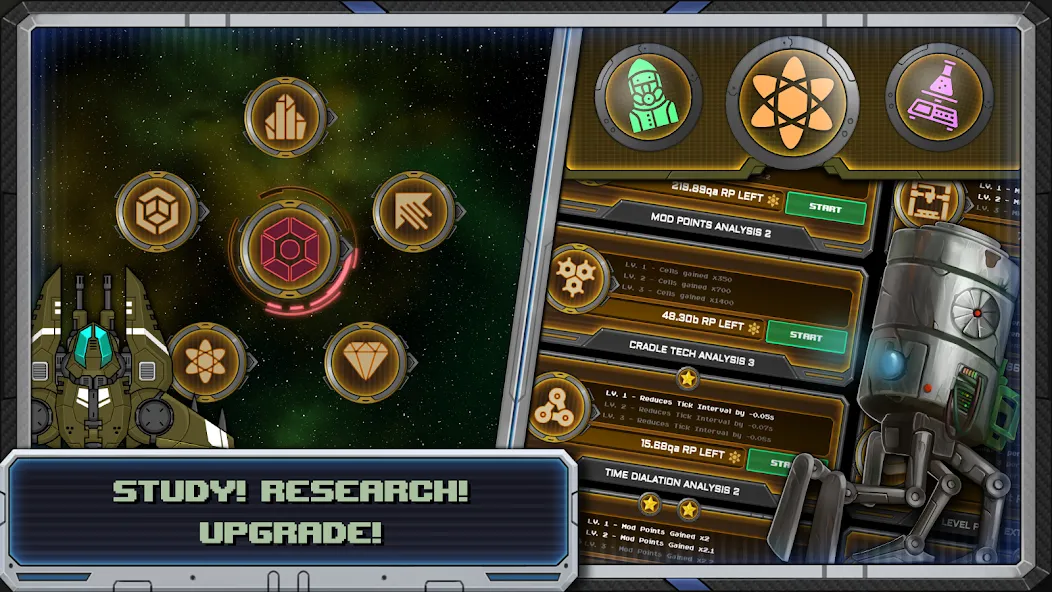 Скачать Cell: Idle Factory Incremental [MOD: много денег и ресурсов] — скриншот 4