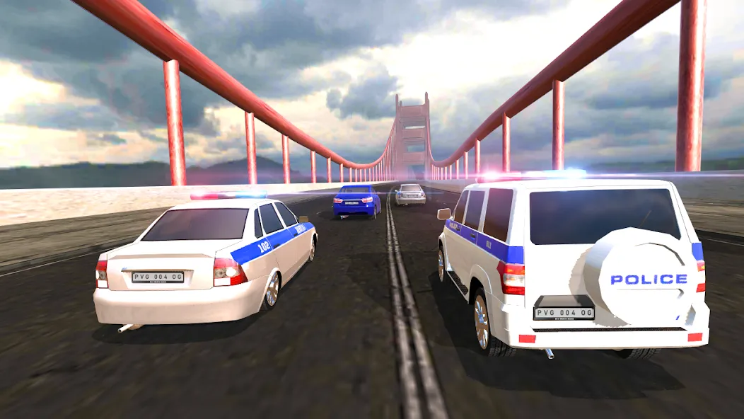Police Car Chase [MOD: без рекламы и бесконечные деньги] на Андроид — скриншот 5