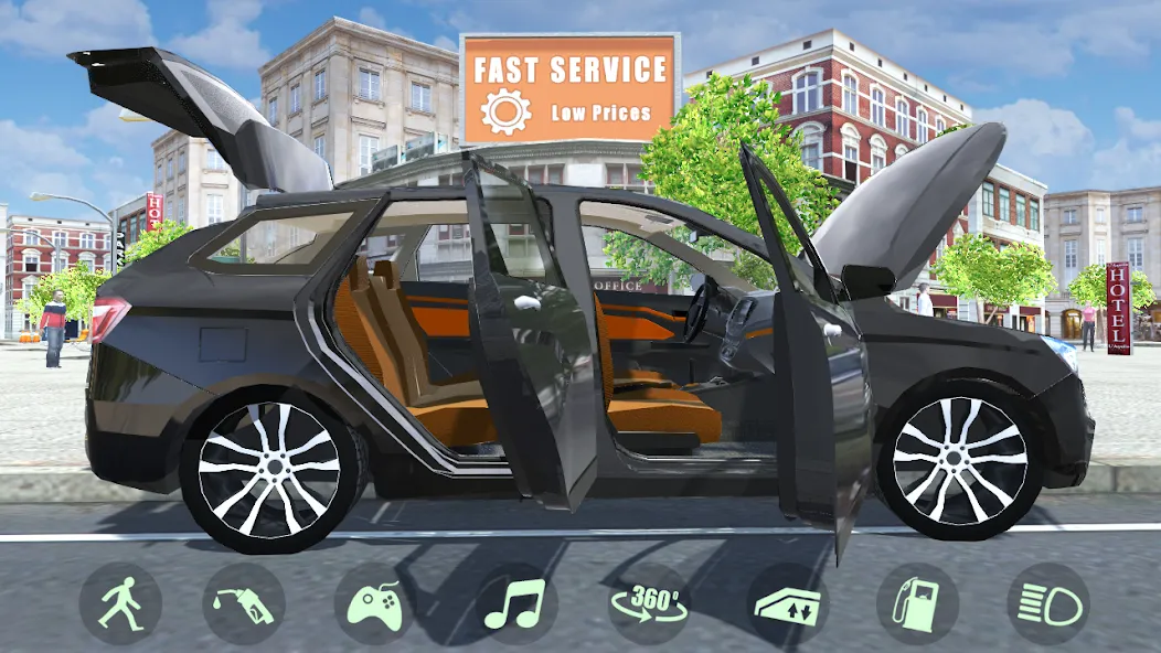 Russian Cars: VestaSW [MOD: безлимитные деньги и открыты все машины] на Андроид — скриншот 1