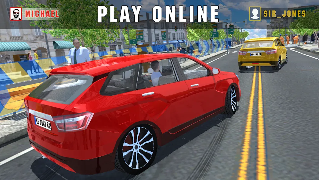 Russian Cars: VestaSW [MOD: безлимитные деньги и открыты все машины] на Андроид — скриншот 3