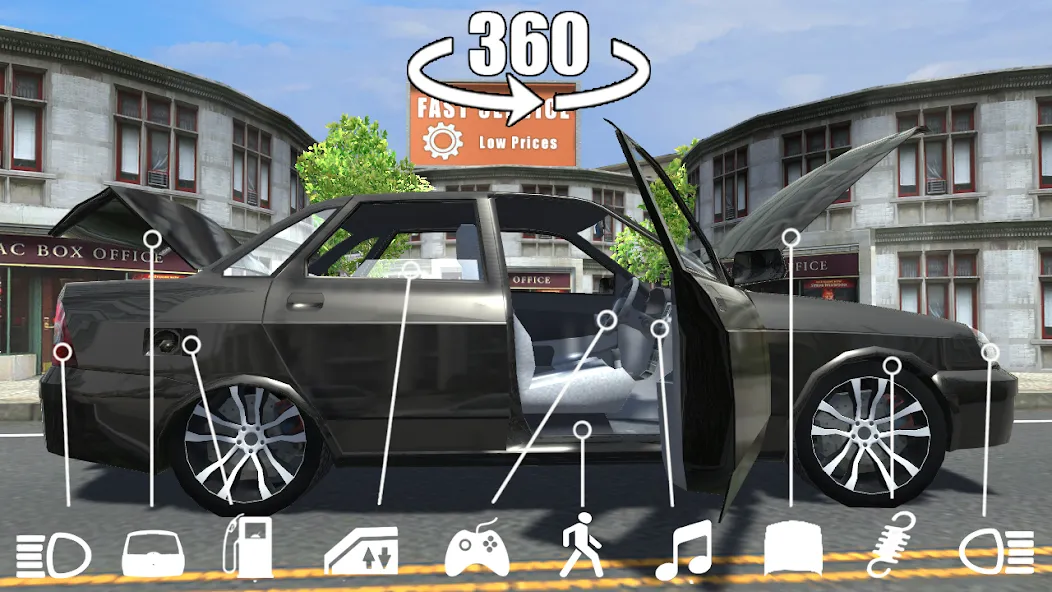 Russian Cars: Priorik 2 [MOD: безлимитные деньги и топливо] — Скачать бесплатно (APK) — скриншот 1