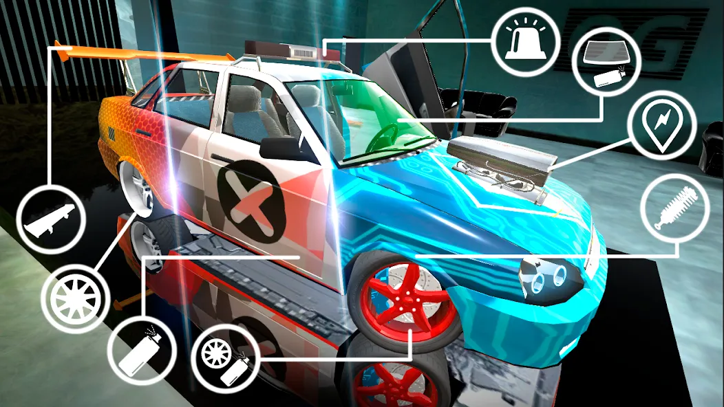 Russian Cars: Priorik 2 [MOD: безлимитные деньги и топливо] — Скачать бесплатно (APK) — скриншот 2