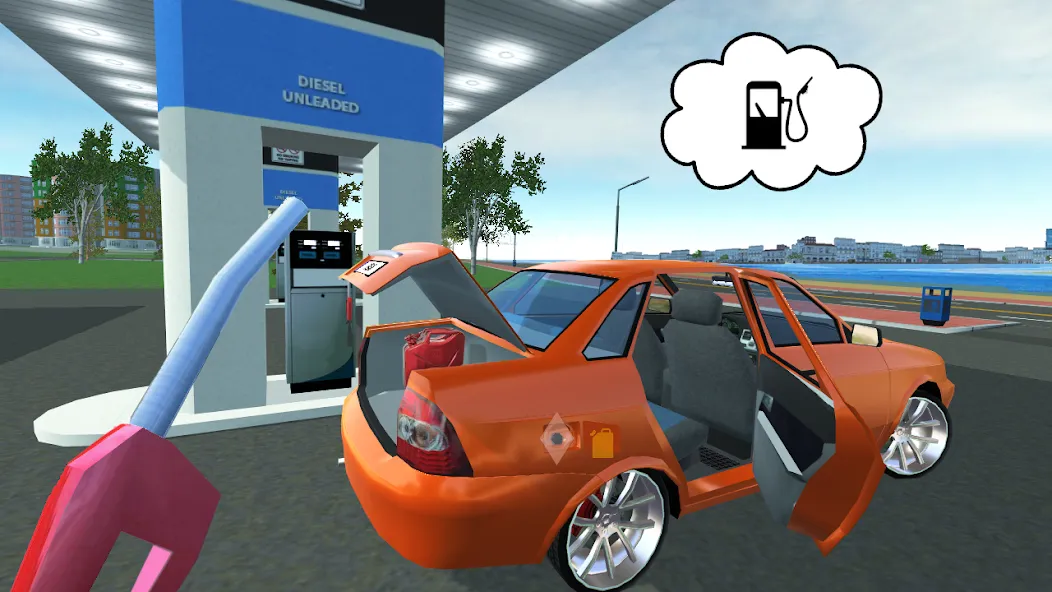 Russian Cars: Priorik 2 [MOD: безлимитные деньги и топливо] — Скачать бесплатно (APK) — скриншот 4