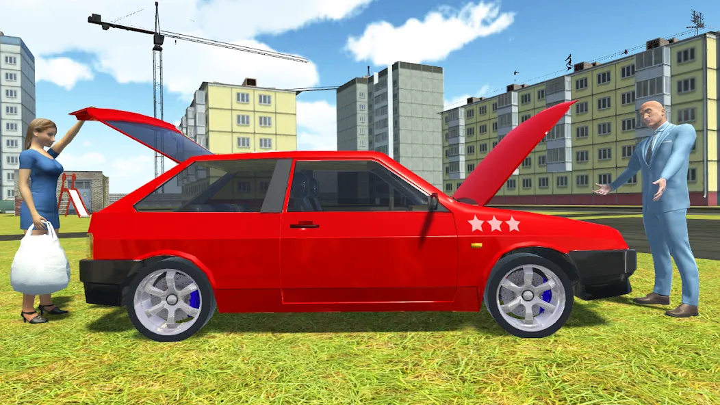 Russian Cars Simulator [MOD: безлимитные деньги и все машины] последняя версия — скриншот 3