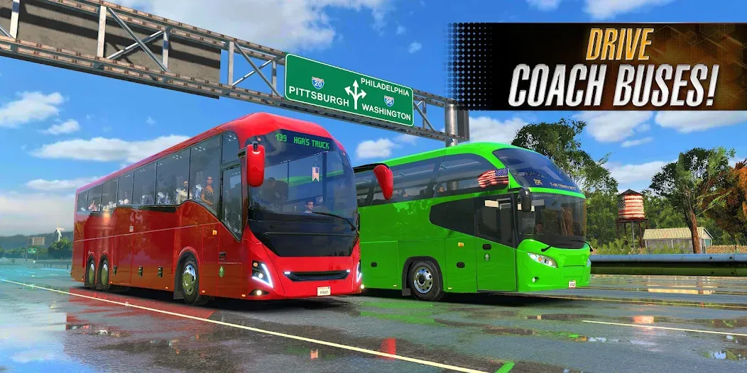 Скачать Bus Simulator 2023 [MOD: безлимитные деньги и все автобусы] на телефон — скриншот 3