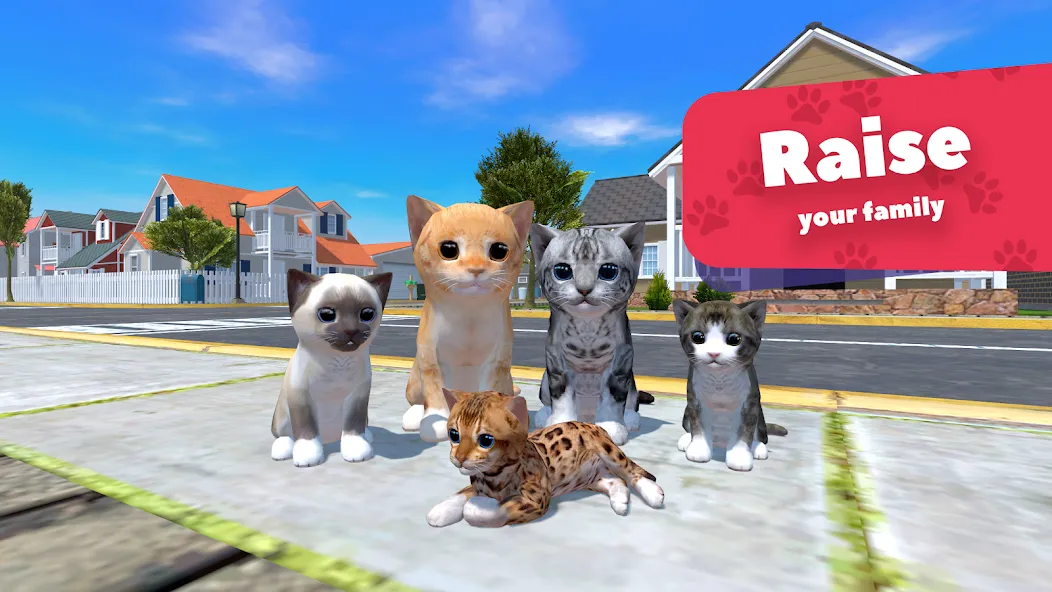 Cat Simulator - Animal Life [MOD: безлимитные монеты и разблокированы все коты] последняя версия — скриншот 1