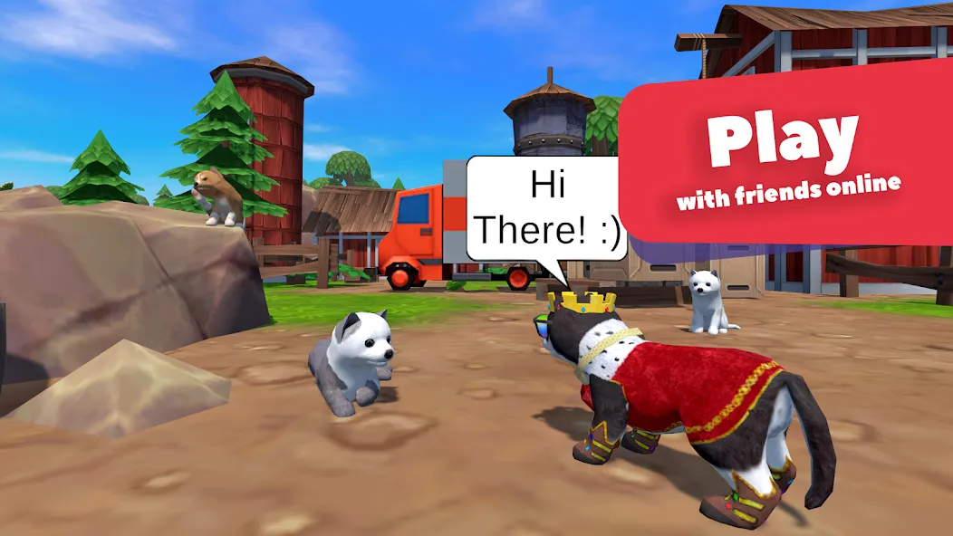 Взломанная Dog Simulator - Animal Life [MOD: безлимитные монеты и все породы] на Андроид — скриншот 2