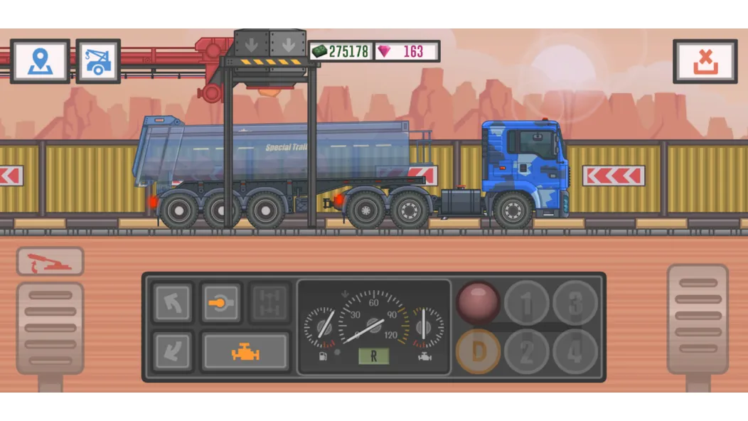 Trucker and Trucks [MOD: много денег и все грузовики открыты] последняя версия — скриншот 2
