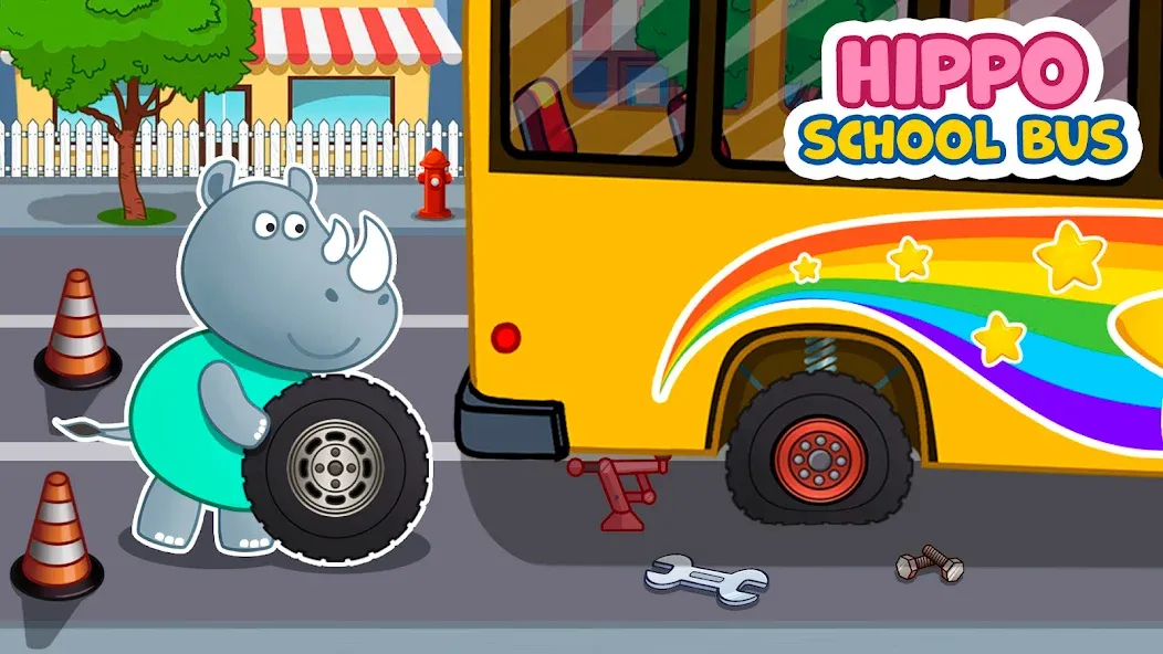 Скачать Kids School Bus Adventure [MOD: все уровни и без рекламы] на телефон — скриншот 4