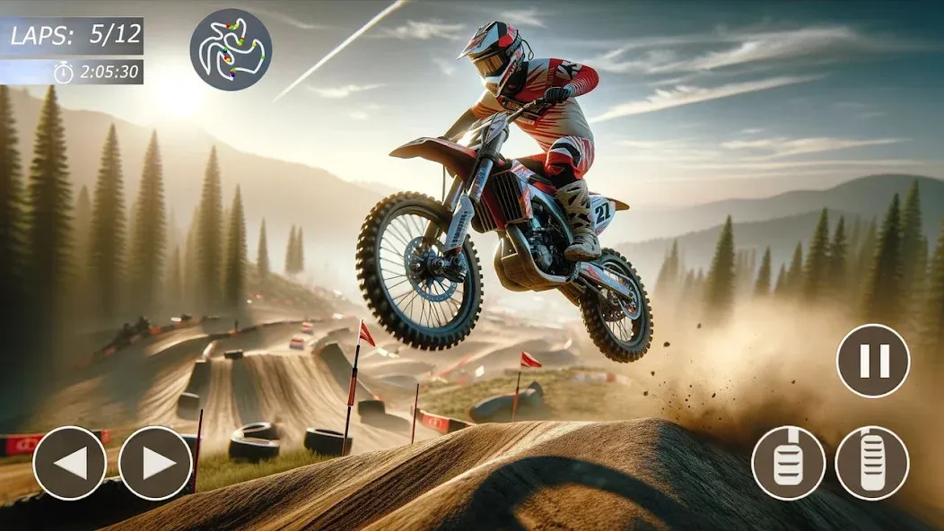 MX Bikes: Motocross Dirt bikes [MOD: безлимитные деньги и открытые байки] последняя версия — скриншот 1