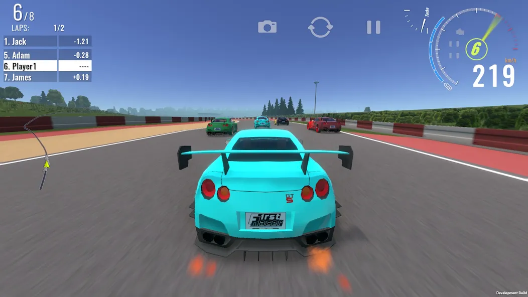 First Racer [MOD: безлимитные деньги и ускорение машин] последняя версия — скриншот 1