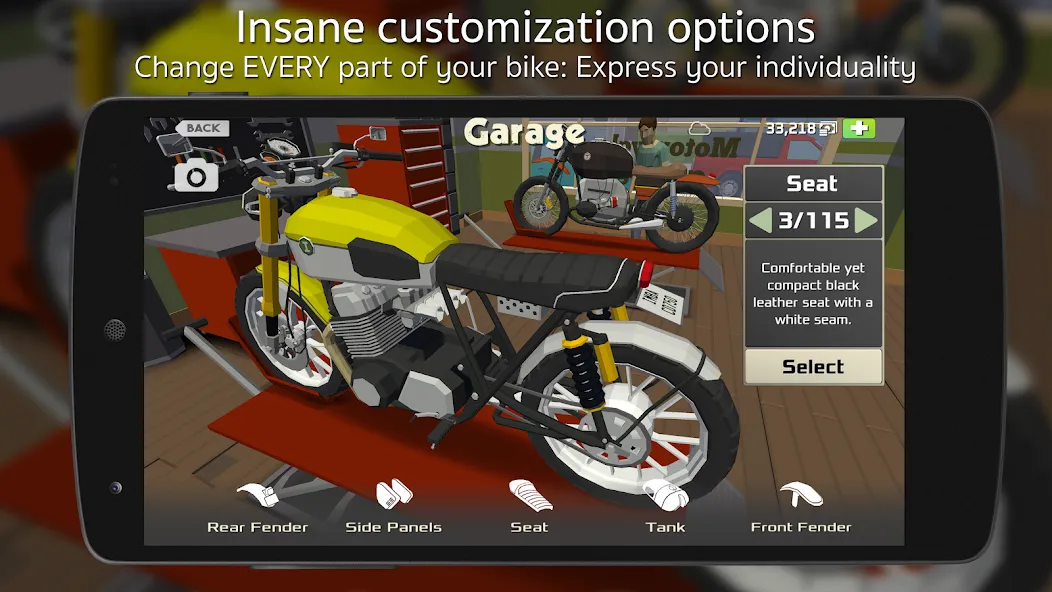 Взломанная Cafe Racer [MOD: безлимитные деньги и топовые байки] на Андроид — скриншот 2