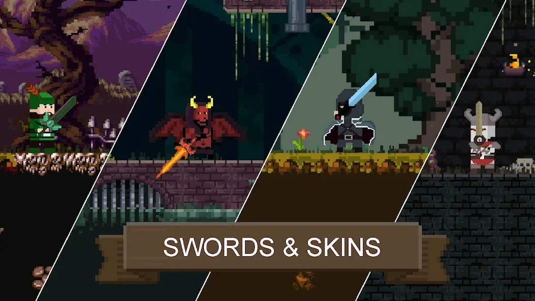 Скачать Rune Sword: Action Platformer [MOD: безлимитные деньги и энергия] на телефон — скриншот 5