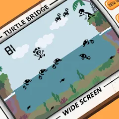 Взломанная Turtle: 90s & 80s arcade games [MOD: открыты все игры и уровни] на Андроид