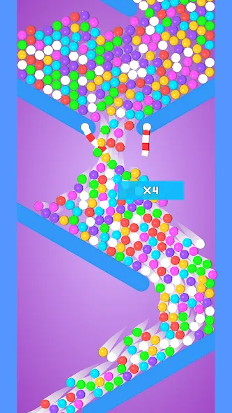 Balls and Ropes: Cut 'n Bounce [MOD: безлимитные монеты и подсказки] (Бесплатно / APK) — скриншот 2