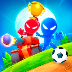 Скачать Stickman Party 2 3 4 MiniGames [MOD: много мини-игр без ограничений] на телефон